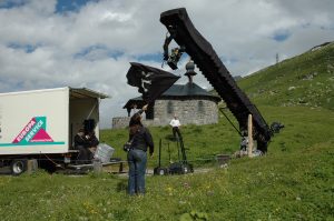 Shooting Switzerland at Klausenpass for Swiss Tourism Bureau Griphouse Mallorca Moviebird30